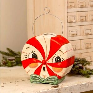 NEW!!!!
 2024 Large Singing Merrymint Bucket by Johanna Parker for Bethany Lowe